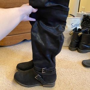 Carlos Santana size 9 over the knee boots